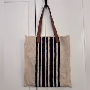 *SOLD*
Universal Thread Blue-Striped Handloom Tote